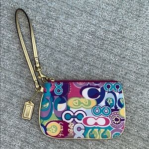 COACH Multi-Color Clutch/ Wristlet